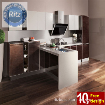 MFC Material Kitchen Design Kitchen Cabinet House Furniture MDF Board Cabinet